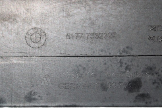 BMW X1 F48 LISTWA PROGOWA 7332327 7332328 próg 2 szt. 51 77 7332327 51 77 7332328 zewnętrzna 51777332327 51777332328