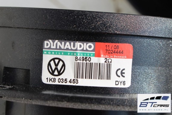 VW SCIROCCO GŁOŚNIKI WZMACNIACZ ZESTAW DYNAUDIO 5K0035456 / B 1K8035453 1K8035453A 1K8035411B 1K8035411B nagłośnienie
