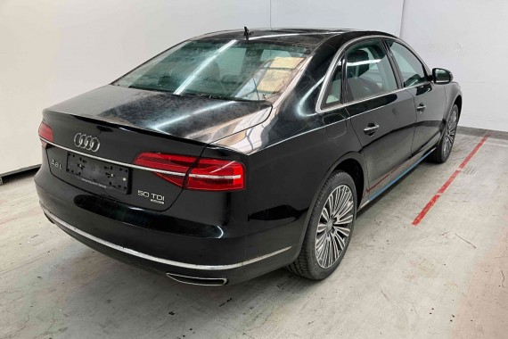 AUDI A8 4H LIFT ZDERZAK + KLAPA BAGAŻNIKA Matrix lampa FL LY9T czrny 4H0945095K 4H0945096K 4H0945093K 4H0945094K 4H0827023L d4