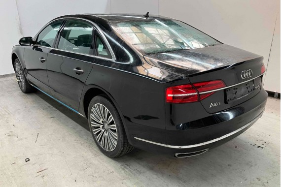 AUDI A8 4H D4 LONG LY9T DRZWI LEWE PRZÓD + TYŁ STRONA LEWA przednie + tylne 2 sztuki FL czarny 4H4 4H4833051D 4H0831051B LIFT