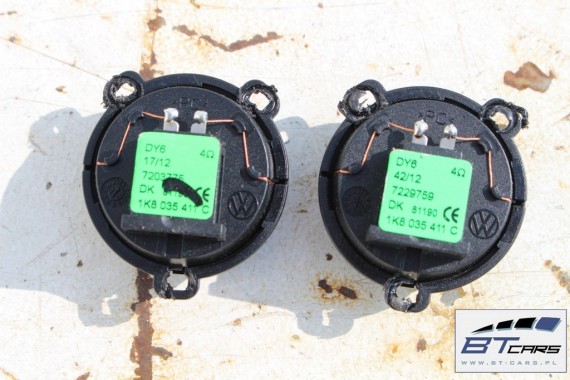 VW SCIROCCO GŁOŚNIKI WZMACNIACZ ZESTAW DYNAUDIO 5K0035456 / B 1K8035453 1K8035453A 1K8035411B 1K8035411B nagłośnienie