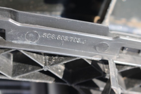 VW JETTA 5C FL PRZÓD maska błotniki lampa zderzak pas Kolor 0Q0Q LC9A biały pure white przedni wzmocnienie błotnik LIFT