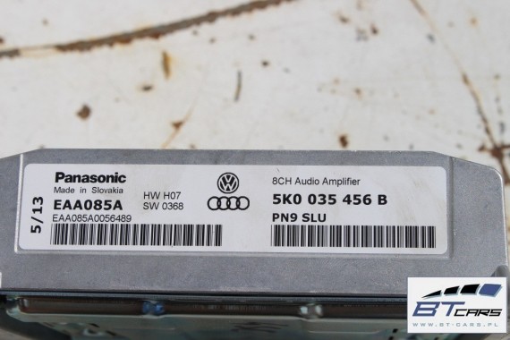 VW SCIROCCO GŁOŚNIKI WZMACNIACZ ZESTAW DYNAUDIO 5K0035456 / B 1K8035453 1K8035453A 1K8035411B 1K8035411B nagłośnienie
