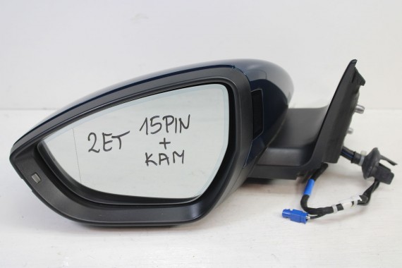 AUDI ETRON LUSTERKO DRZWI LEWE 15 pin kamera 360 zewnętrzne pinów kabli przewodów 15+1 1pin 16pin FOTO LV5Z S1S1 Niebieski 4KE