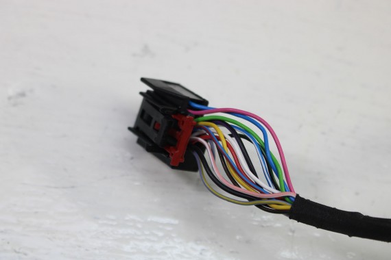 AUDI ETRON LUSTERKO DRZWI PRAWE 15 pin kamera 360 zewnętrzne pinów kabli przewodów 16 pin 16pin FOTO LV5Z S1S1 Niebieski 4KE