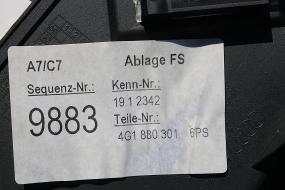 AUDI A6 A7 SCHOWEK KONSOLI KIEROWCY 4G1 880 301 4G1880301 6PS - czarny soul 4G 4G8 C7 osłona dolna 4G1880301 4G1880301 4G1880301