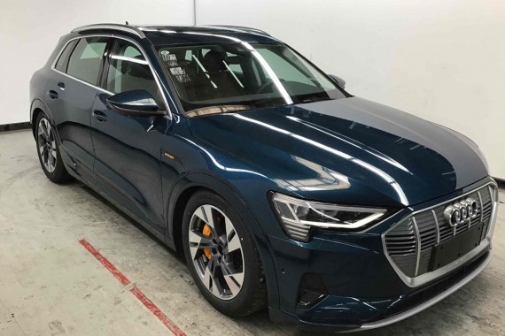 AUDI E TRON PRZÓD Matrix maska błotniki zderzak pas przedni lampy wzmocnienie błotnik lampa LV5Z S1S1 Niebieski ETRON
