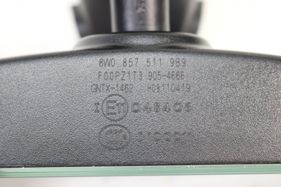 AUDI LUSTERKO WEWNĘTRZNE 8W0857511 wsteczne 8W0 857 511 9B9 czarny A4 A5 A6 A7 A8 Q5 Q7 Q8 ETRON 8W0857511 8W0857511 8W0857511F
