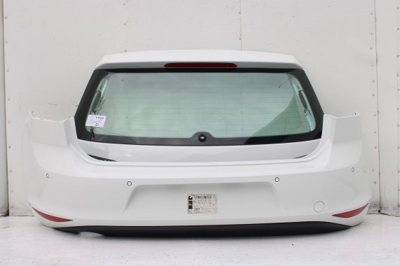 VW GOLF VII 7 TYŁ ZDERZAK tylny + KLAPA BAGAŻNIKA + LAMPY lampa Kolor: 0Q 	LC9A 	Pure white 	Biały 5G