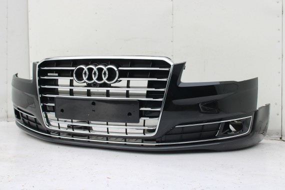 AUDI A8 4H LIFT PRZÓD Matrix maska błotniki zderzak + TYŁ klapa lampy + DRZWI lewa prawa strona FL 0E0E LY9T czarny PAKIET