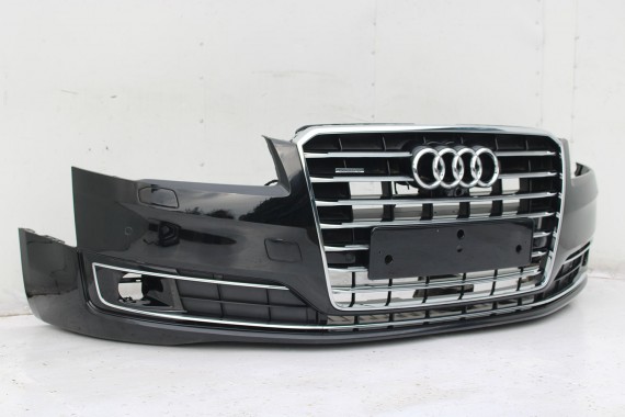 AUDI A8 4H LIFT PRZÓD Matrix maska błotniki zderzak + TYŁ klapa lampy + DRZWI lewa prawa strona FL 0E0E LY9T czarny PAKIET