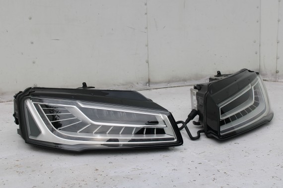 AUDI A8 4H LIFT PRZÓD Matrix maska błotniki zderzak + TYŁ klapa lampy + DRZWI lewa prawa strona FL 0E0E LY9T czarny PAKIET