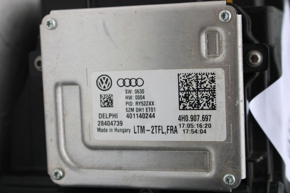 AUDI A8 4H LIFT PRZÓD Matrix maska błotniki zderzak + TYŁ klapa lampy + DRZWI lewa prawa strona FL 0E0E LY9T czarny PAKIET