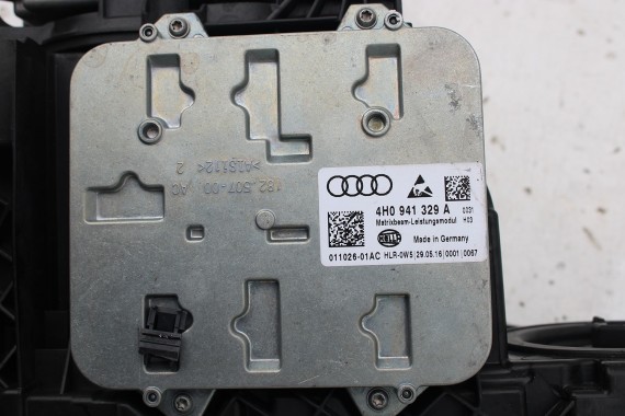 AUDI A8 4H LIFT PRZÓD Matrix maska błotniki zderzak + TYŁ klapa lampy + DRZWI lewa prawa strona FL 0E0E LY9T czarny PAKIET