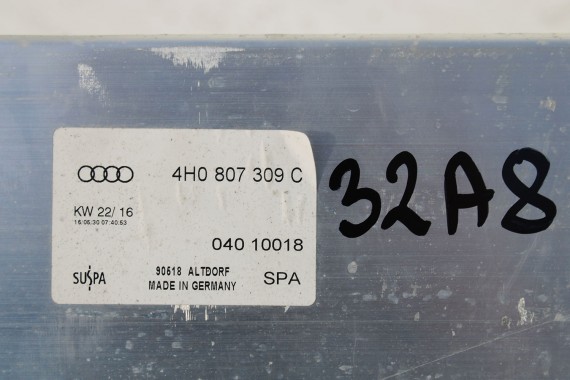 AUDI A8 BELKA ZDERZAKA TYŁ 4H0807309C 4H0807309D 4H0 807 309 wzmocnienie 4H0807309 4H0807309A 4H0807309C 4H D4 2010- 4H0807309C