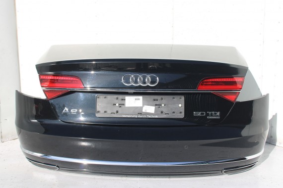 AUDI A8 4H LIFT ZDERZAK + KLAPA BAGAŻNIKA Matrix lampa FL LY9T czrny 4H0945095K 4H0945096K 4H0945093K 4H0945094K 4H0827023L d4