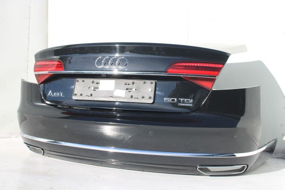 AUDI A8 4H LIFT ZDERZAK + KLAPA BAGAŻNIKA Matrix lampa FL LY9T czrny 4H0945095K 4H0945096K 4H0945093K 4H0945094K 4H0827023L d4