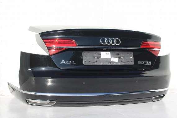 AUDI A8 4H LIFT ZDERZAK + KLAPA BAGAŻNIKA Matrix lampa FL LY9T czrny 4H0945095K 4H0945096K 4H0945093K 4H0945094K 4H0827023L d4