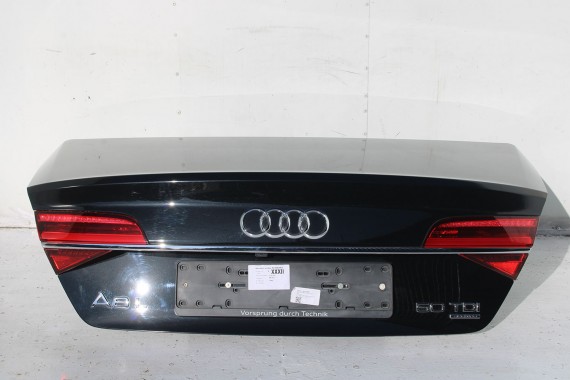 AUDI A8 4H LIFT ZDERZAK + KLAPA BAGAŻNIKA Matrix lampa FL LY9T czrny 4H0945095K 4H0945096K 4H0945093K 4H0945094K 4H0827023L d4