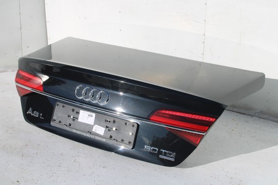 AUDI A8 4H LIFT ZDERZAK + KLAPA BAGAŻNIKA Matrix lampa FL LY9T czrny 4H0945095K 4H0945096K 4H0945093K 4H0945094K 4H0827023L d4