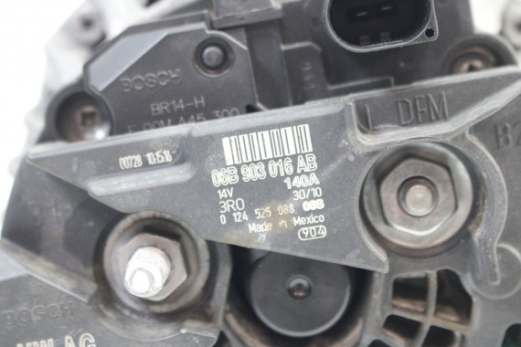 VW AUDI ALTERNATOR 06B903016AB 06B903016AB 06B903019EX 06B903016AA 06B903016AF 06B 903 016 AB 06B903016AB 06B903016 BOSCH140A