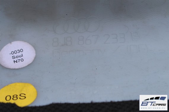 AUDI TT SŁUPEK A SŁUPKI A 8J8 867 233 B , 234 B