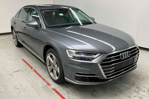 AUDI A8 4N D5 ZDERZAK + KLAPA TYŁ BAGAŻNIKA Matrix lampy OLED 0C0C LX7R Szary lampa 4N0945095Q 4N0945207F 4N0945208F 4N0945095Q