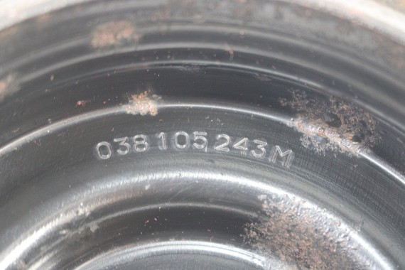 AUDI VW SEAT SKODA KOŁO PASOWE 038105243M 038 105 243 M TŁUMIK DRGAN SKRĘTNYCH 038105243M 038105243M 038105243M 038105243M