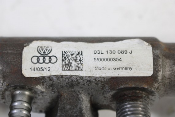 VW AUDI SEAT LISTWA WTRYSKOWA 03L130089J 03L130089J 03L 130 089 J rozdzielacz paliwa 2.0 TDi 03L130089J 03L130089N 03L130089J