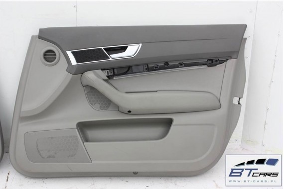 AUDI A6 BOCZKI DRZWI tapicerka 4F 4F9 skóra kolor szary drzwiowe AVANT KOMBI 4F0867103 4F0867103 4F0867303 4F0867304 c6