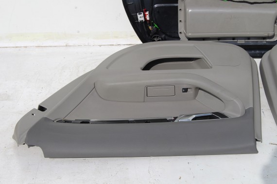 AUDI A6 BOCZKI DRZWI tapicerka 4F 4F9 skóra kolor szary drzwiowe AVANT KOMBI 4F0867103 4F0867103 4F0867303 4F0867304 c6