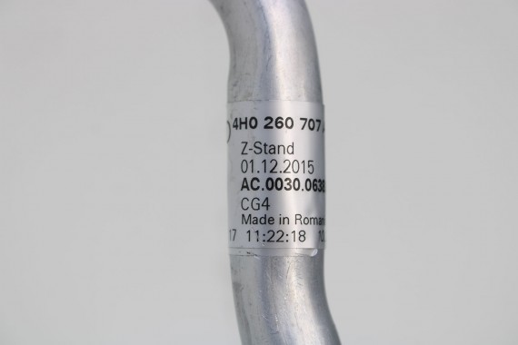 AUDI A8 RURKI KLIMATYZACJI 4H0260707AT 4H0260707AT 4H0260707AT 4H0260707AT 4H0260707AT wąż KLIMY PRZEWÓD RUREK 4H D4 4H0260707