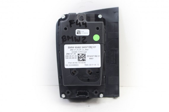 BMW 2 F44 PANEL GAŁKA DZWIGNIA BIEGÓW 5A371B2 F40 G20 G21 G28 G29 GRAND 65825A371B2 3 Z4  KONTROLER IDRIVE POKRĘTŁO