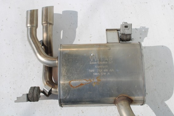 VW TIGUAN II WYDECH TŁUMIK 5NA253181BQ 5QF253611AA 5QF 253 611 AA końcowy 5NA253181BQ 5QF253611AA 5NA253181BQ 5QF253611AA 4*4