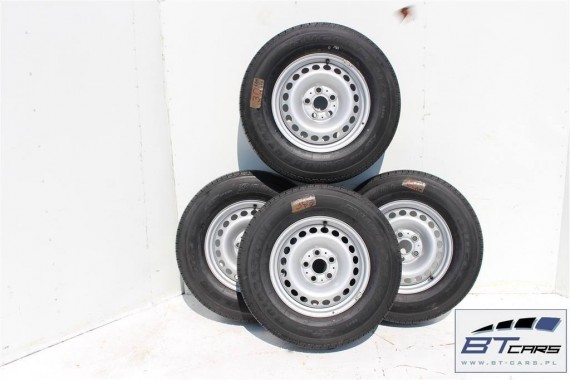 VW AMAROK FELGI STALOWE 16 KOŁA OPONY felga 7H8601027B  6,5J*16H2 ET52 opona BRIDGESTONE DUELER 205/65/16 110/108T 7H8601027B