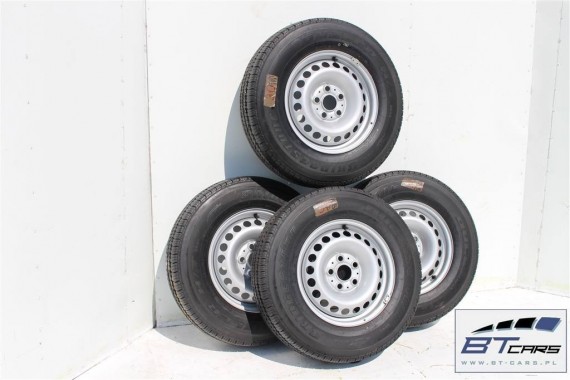 VW AMAROK FELGI STALOWE 16 KOŁA OPONY felga 7H8601027B  6,5J*16H2 ET52 opona BRIDGESTONE DUELER 205/65/16 110/108T 7H8601027B