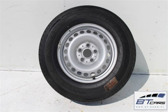 VW AMAROK FELGI STALOWE 16 KOŁA OPONY felga 7H8601027B  6,5J*16H2 ET52 opona BRIDGESTONE DUELER 205/65/16 110/108T 7H8601027B