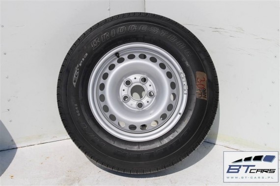 VW AMAROK FELGI STALOWE 16 KOŁA OPONY felga 7H8601027B  6,5J*16H2 ET52 opona BRIDGESTONE DUELER 205/65/16 110/108T 7H8601027B