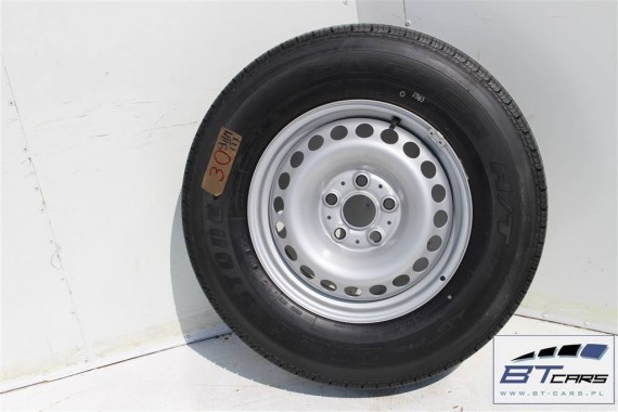 VW AMAROK FELGI STALOWE 16 KOŁA OPONY felga 7H8601027B  6,5J*16H2 ET52 opona BRIDGESTONE DUELER 205/65/16 110/108T 7H8601027B