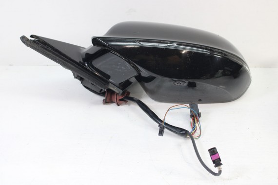 AUDI A8 LUSTERKO DRZWI LEWE 14 +2 pin 0E LY9T Czarny 4H zewnętrzne 16 pinów kabli 4H fotochrom 4H1857409N 4H0857535D 4H1857409M