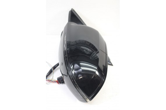 AUDI A8 LUSTERKO DRZWI LEWE 14 +2 pin 0E LY9T Czarny 4H zewnętrzne 16 pinów kabli 4H fotochrom 4H1857409N 4H0857535D 4H1857409M