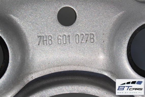 VW AMAROK FELGI STALOWE 16 KOŁA OPONY felga 7H8601027B  6,5J*16H2 ET52 opona BRIDGESTONE DUELER 205/65/16 110/108T 7H8601027B