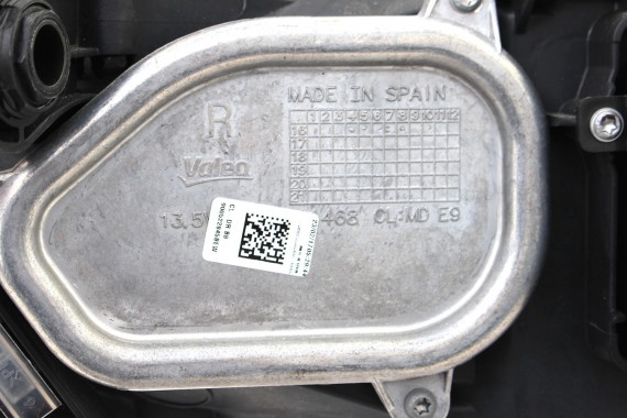 VW PASSAT B8 PRZÓD maska błotniki zderzak pas przedni lampy wzmocnienie błotnik lampa FULL LED LB5J niebieski 3G 3G1941081C