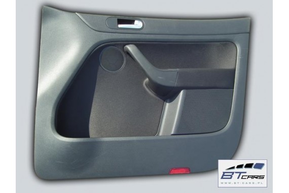 VW GOLF 5 6 V VI PLUS BOCZEK BOCZKI DRZWI drzwiowe tapicerka 5M KOMPLET BOCZKÓW CZARNY welur welurowe czarne antracyt 5M1867011