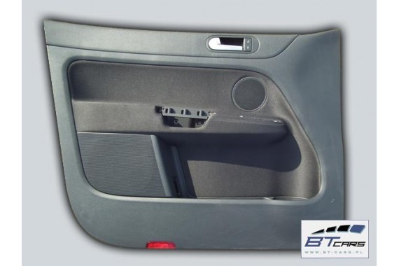 VW GOLF 5 6 V VI PLUS BOCZEK BOCZKI DRZWI drzwiowe tapicerka 5M KOMPLET BOCZKÓW CZARNY welur welurowe czarne antracyt 5M1867011