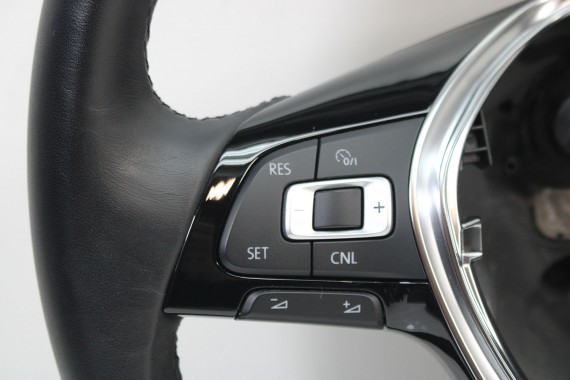 VW JETTA 5C KIEROWNICA MULTI SKÓRA 5C0419091BL 5C0 419 091 BL PASSAT B8 5C0419091DT E74 czarny 5C0419091DT 5C0419091BL 5C0419091