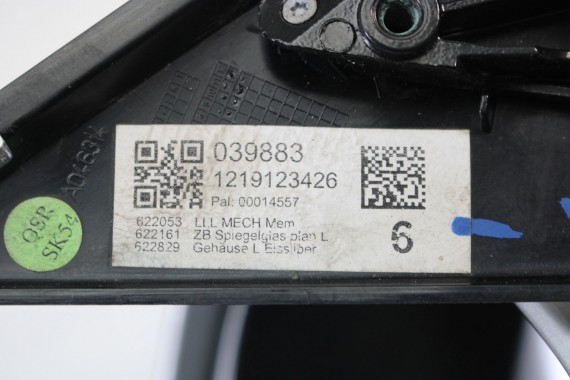 AUDI A6 LUSTERKO DRZWI LEWE 10pin LY8Z 4G zewnętrzne 10 pinów kabli P5P5 LX7W Srebrny 4G1857409P 4G1857409Q 4G1857409AQ