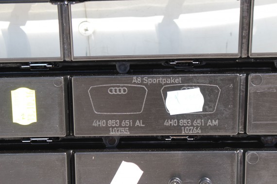 AUDI A8 FL GRILL ATRAPA 4H0853651AM 4H0 853 651 AM 4H LIFT D4 2014-18 4H0853651AB 4H0853651AM 4H0853651AL 4H0853651AA 4H0853651