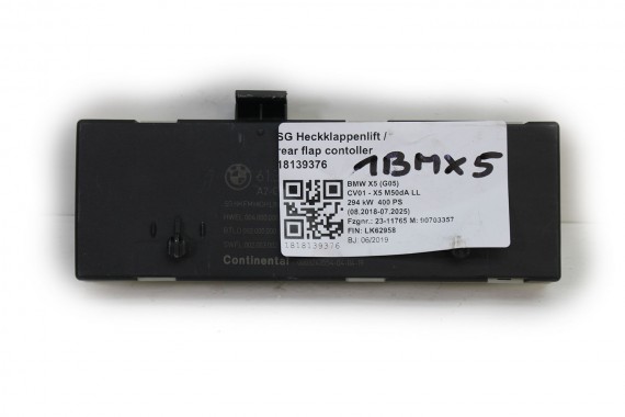 BMW X5 G05 KLAPA ZESPÓŁ DOMYKANIA KLAPY ELEKTRYCZNEJ 9465565 61359465565 7441630 357112 7441799 51247441630 51247357112 7441630