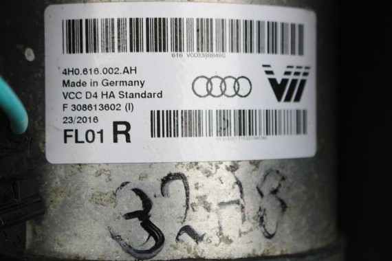 AUDI A8 4H D4 AMORTYZATOR 4H0616001AH 4H0616002AH TYŁ TYLNY 2 szt. 4H0616001AL 4H0616002AL PNEUMATYCZNY 4H0616001AB 4H0616002AB
